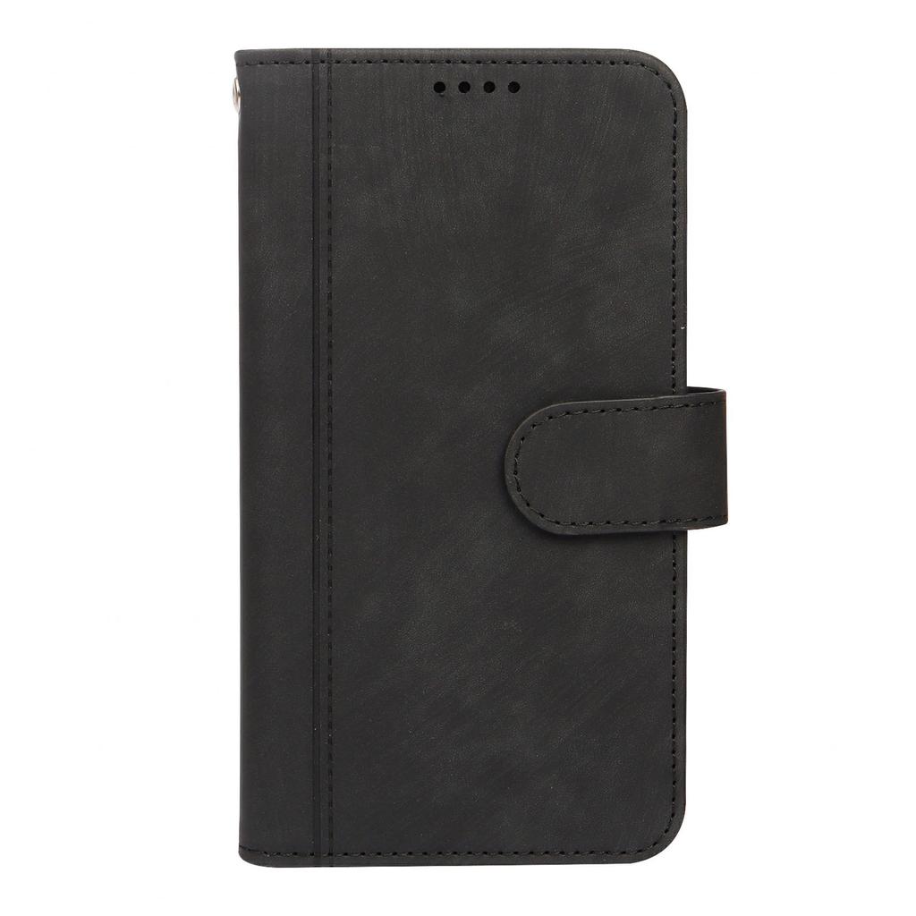 For Xiaomi Redmi 15C 4G (Global) (171mm)/Poco C85 4G Leather Case Line Pattern Wallet Phone Cover with 9 Card Slots