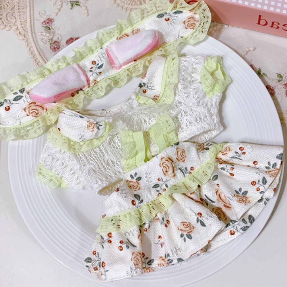 1 комплект кружевной 20 см хлопковой кукольной одежды, игрушечные аксессуары, хлопковая кукольная одежда Лолиты, платье, детский подарок