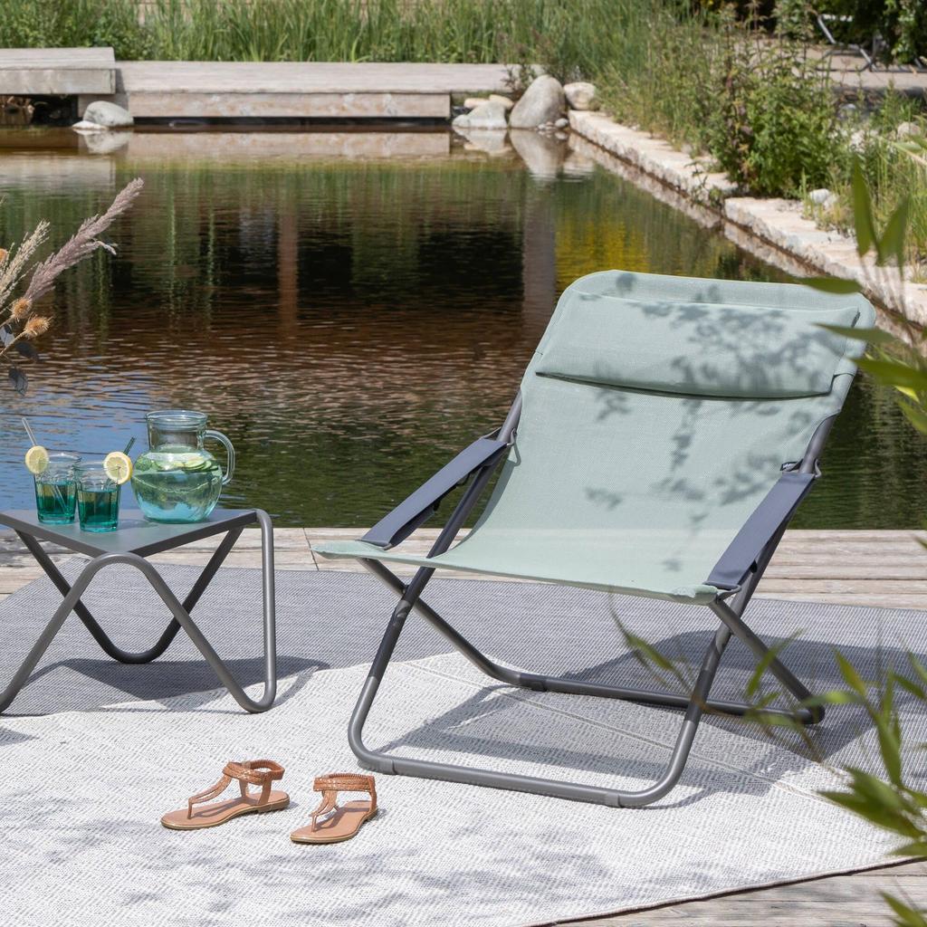Lafuma Outdoor Chair Lounger Green LFM2864 8557 Green (Transabed Duo)