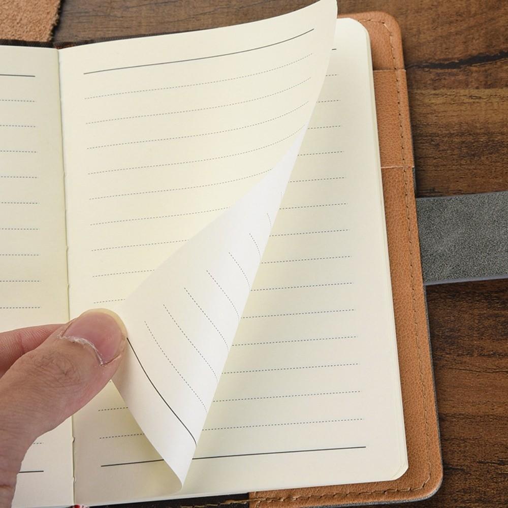 PU Cover Lock Diary Book A7 240 Pages Mini Notepad Notebook New Password Book School Stationery