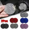 2 PCS Car Coaster Water Cup Bottle Holder Anti-slip Pad Mat Silica Gel Waterproof For Interior Decoration Car Accessories