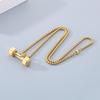 Mini Dumbbell Necklace Titanium Steel Dumbbell Sports Necklace  Fitness Prople