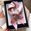 70 * 70cm New Silk Small Square Scarf For Women'S Neck Protection Professional Scarf Versatile Hair Tie Headscarf Scarf