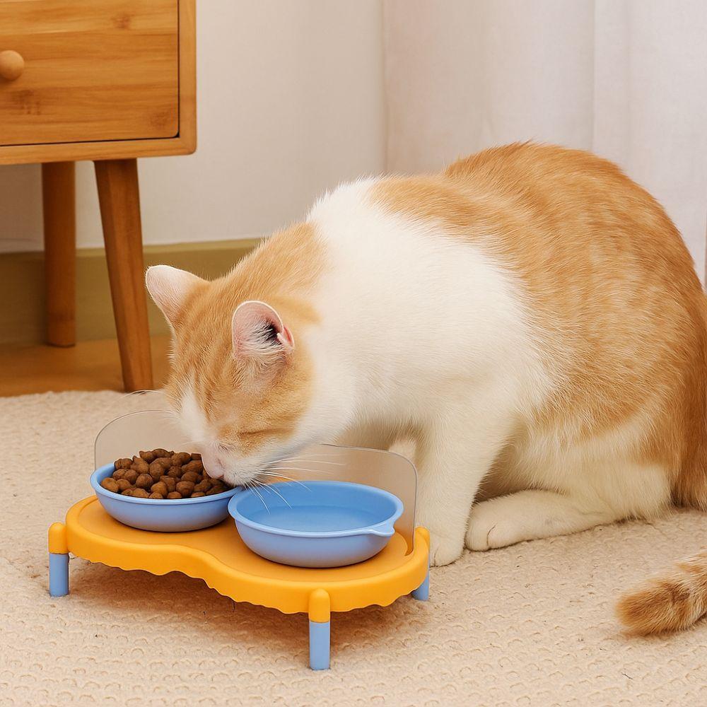 Stable Ceramic Cat Bowl Anti-slip Pet Neck Protection Bowl Pet Supplies Pet Feeder  Multi-Pet