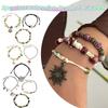 Multi-Layer Bohemian Beaded Bracelet Exquisite Gravel Woven Bangle  Jewelry Accessories