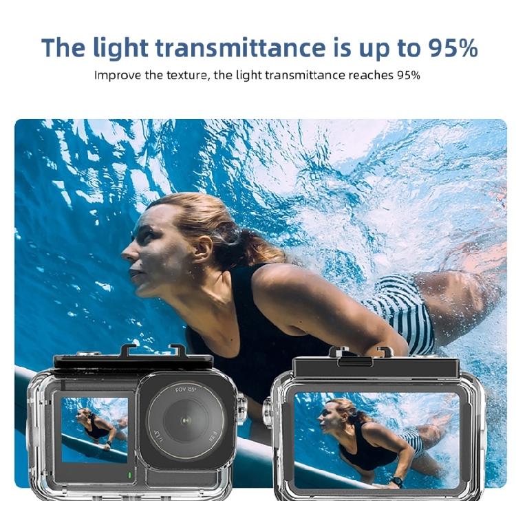 Protective Case Waterproof Housing Horizontal Vertical Mount Case Ensures Safety During Underwater Activity for action5