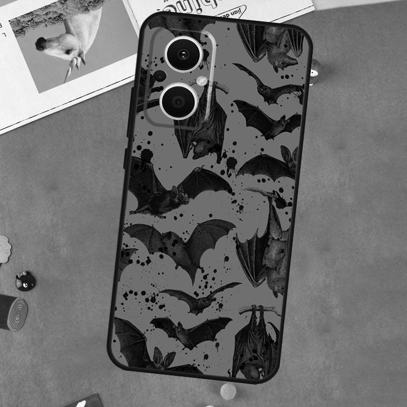 Goth Vampire Bat Gothic Case For OPPO Reno 4Z 5Z 8T 10 11 Pro 11F 5 6 7 8 Lite OPPO Find X5 X6 Pro X2 X3 Neo Cover