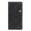 Case - XWZYQ® - Redmi Note 9 - Black Leather - Flip Cover - Semi-rigid Wallet