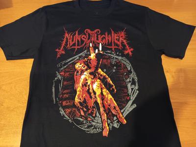 Футболка с шестиугольником группы NUNSLAUGHTER Размер S-5XL Хлопок мужская DO130 Унисекс Футболка