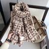 New Korean Version Scarves for Men and Women In Autumn and Winter, Checkered Couple Dual-purpose Warm and Windproof Scarf Shawl