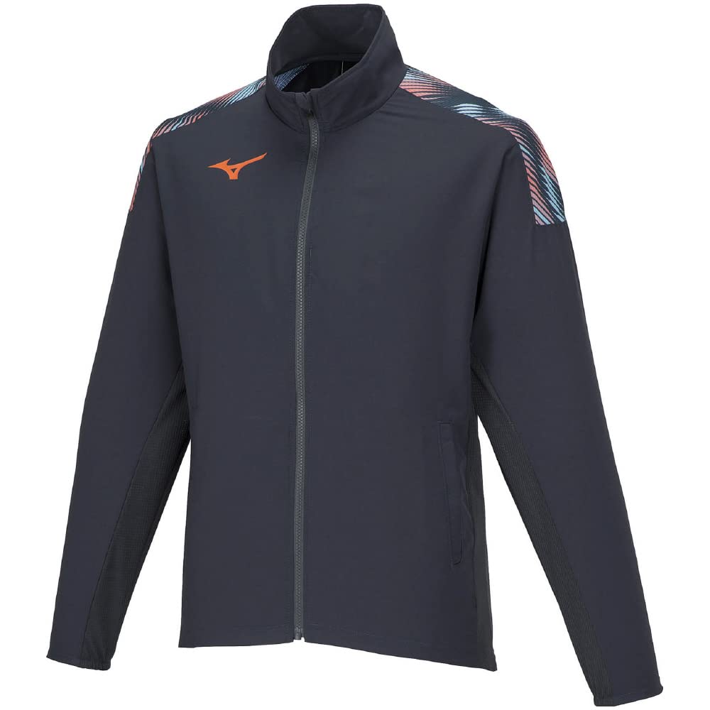 Tennis Wear Hybrid Move Cross Jacket Easy To Move Stretch 62JCA010 Navy Black S [Mizuno]