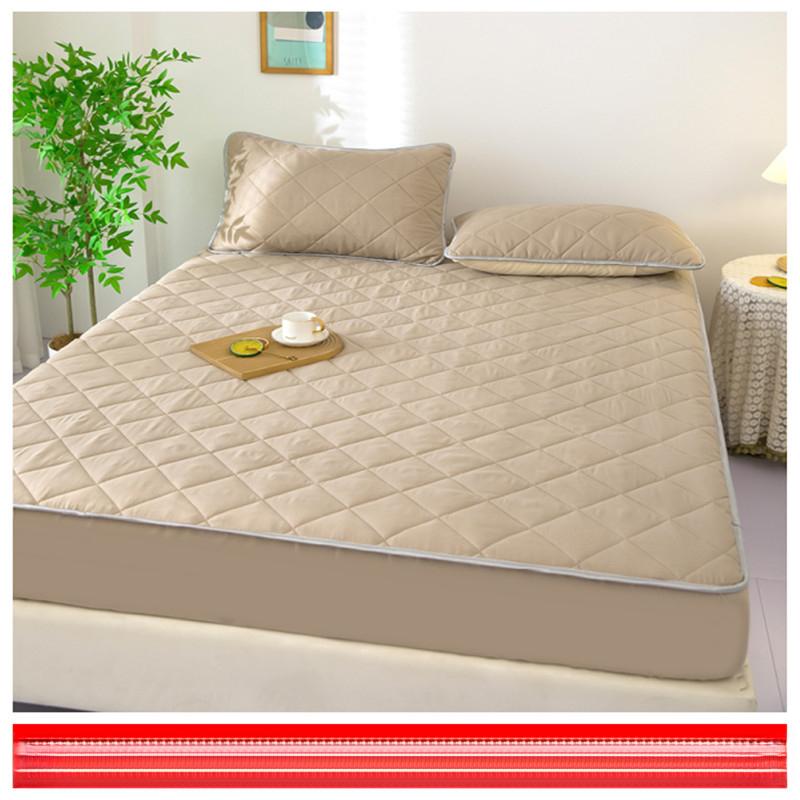 Машинная стирка Одинарное утолщенное покрывало Стеганый наматрасник