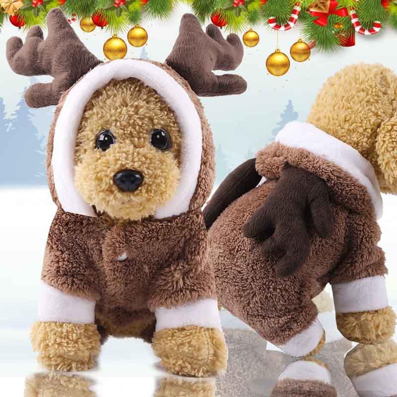 2025 Hoodies Dog Clothes Pet Cat Christmas Winter Sweatshirt Chihuahua Dog Coat Clothing Winter Pet Puppy Clothes Vest Jacket