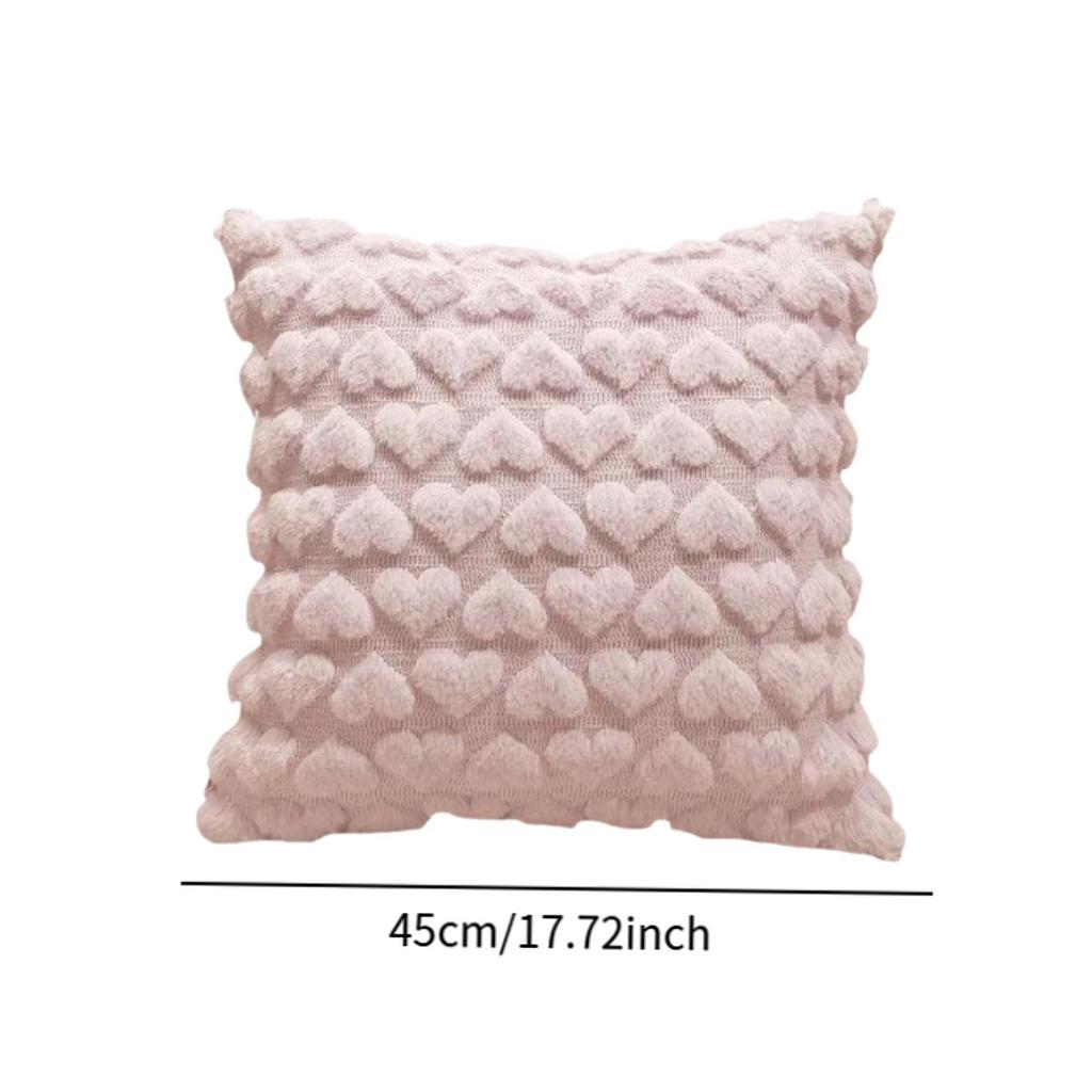 2Pcs Plush Pillow Covers Multipurpose Compact Supplies Pillowslip Throw Pillow Cover for Bed Bedroom Living Room Chair Couch
