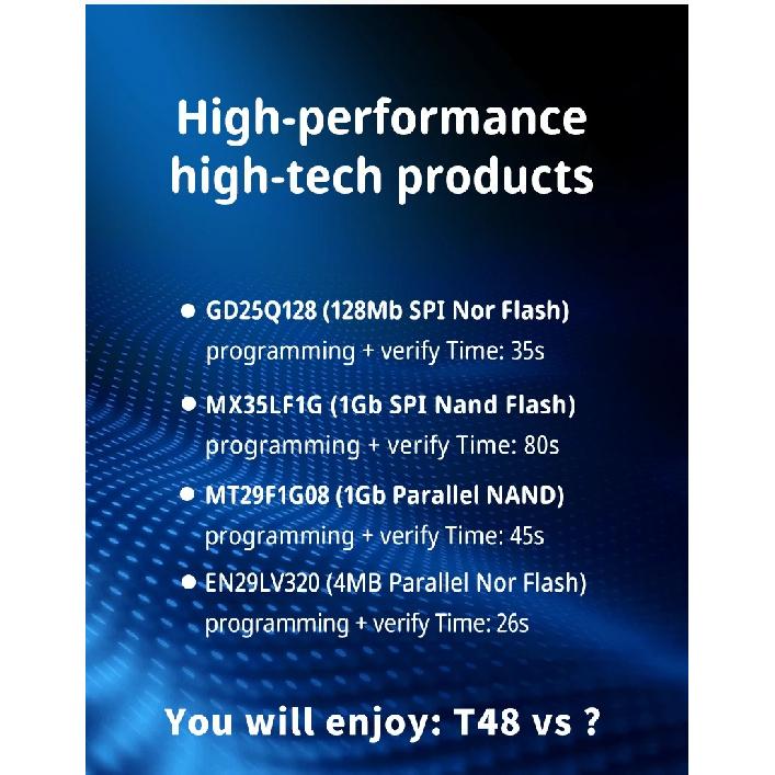 Original XGECU T48 (TL866-3G) Programmer Support 31000+ ICs for SPI/Nor/NAND Flash/EMMC BGA/TSOP/SOP/PLCC + 4/17/27pcs Adapters