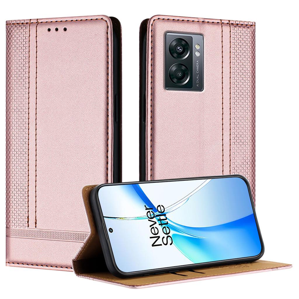 Кожаный чехол-книжка с тиснением личи для серий OnePlus, OnePlus 9,9R,9 Pro, OnePlus 8T, Nord CE 5G, Nord N20 5G, Nord CE 2 5G, Nord N300, Nord N30, 12R...