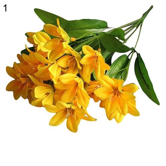 Букет из искусственных лилий, цвета в ассортименте