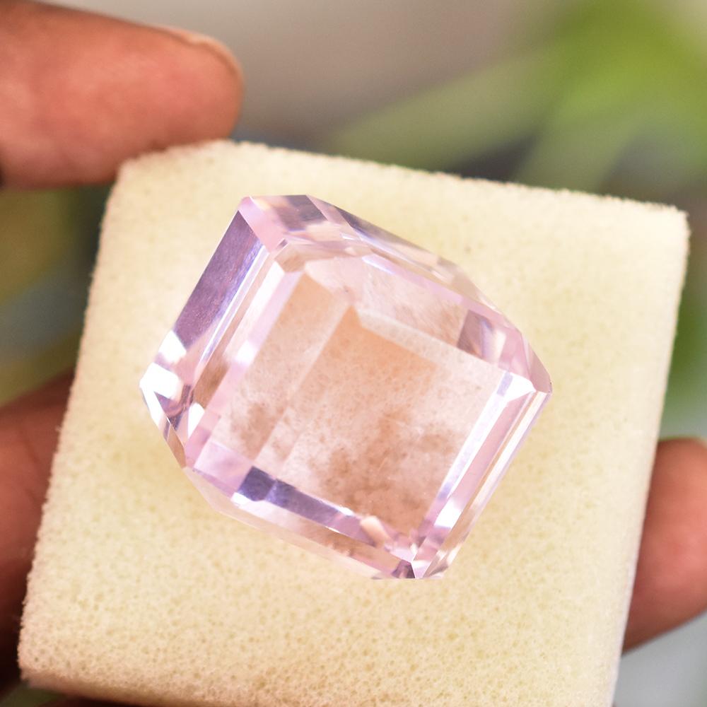 NATURAL Pink Topaz 142 Ct Cube Shape Loose Gemstone For Home Decor