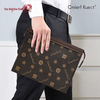 Мужская сумка-портфель Cmierf Kuect с монограммой