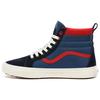 Sk8 Fabric Versatile Comfortable High-Top Skate Shoes Unisex Sneakers Blue Red VN0A4BV72UP
