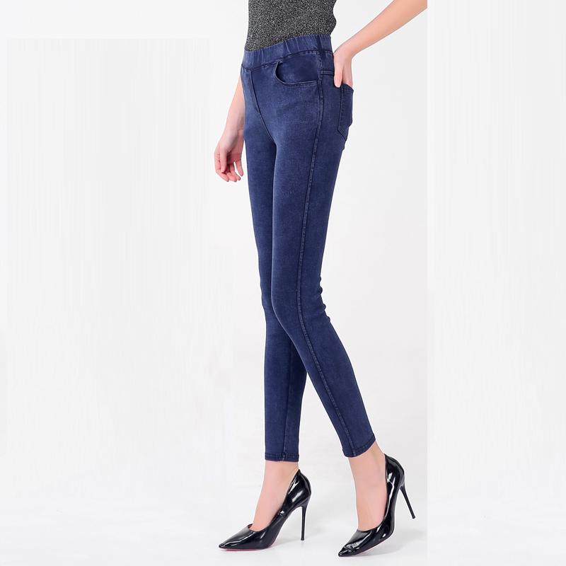 Женские джинсовые легинсы