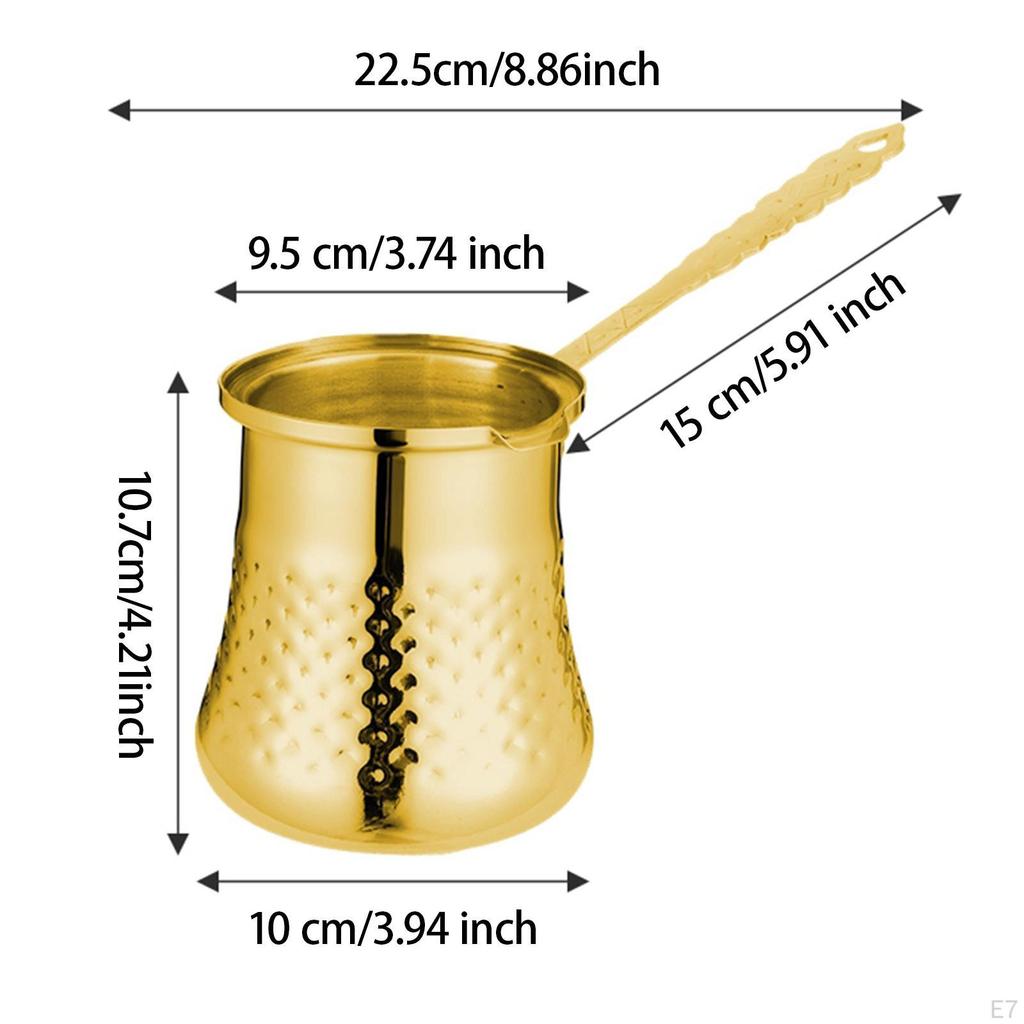Кофейник для плавления шоколада Удобная ручка Аксессуары Портативный Нержавеющая сталь