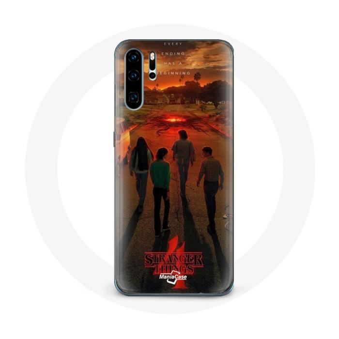 Case for Huawei P30 Pro Stranger Things Season 4 Poster Art Crews of the New Theory
