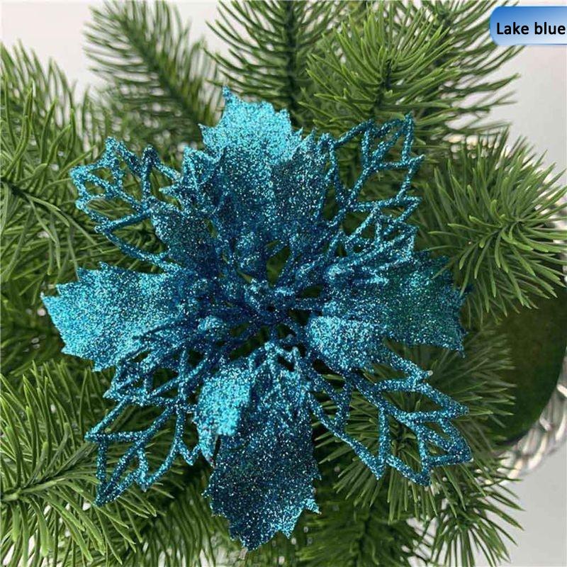 Новогоднее украшение Рождественский цветок, 5 шт