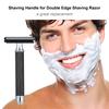 Stainless Steel Shaving Handle for Double Edge Shaving Razor Safety Replacement Beard Razor Handle