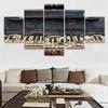 5 Pieces Abstract Retro Piano Oil Canvas Painting Posters and Prints Wall Pictures Modern Living Room Home Decor No Frame