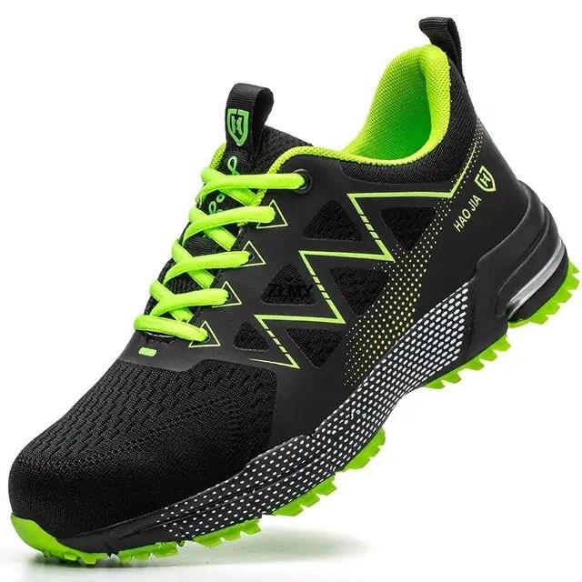 Anti-stab Safety Shoes Men Steel Toe Shoes Puncture Proof Breathable Work Safety Boots Man Construction Work Shoes Male Sneakers