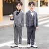 British Style Boys' Autumn-Winter Tuxedo & Suit Set for Piano Hosting & Performances