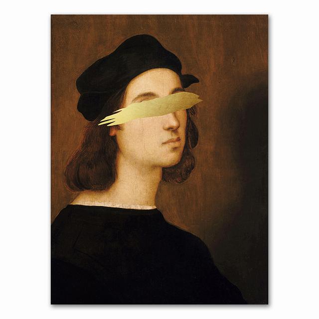 Всемирно известная картина, настенное искусство, фэнтези, холст, постеры и принты, фигурка, креативная настенная картина для украшения гостиной, без рамки