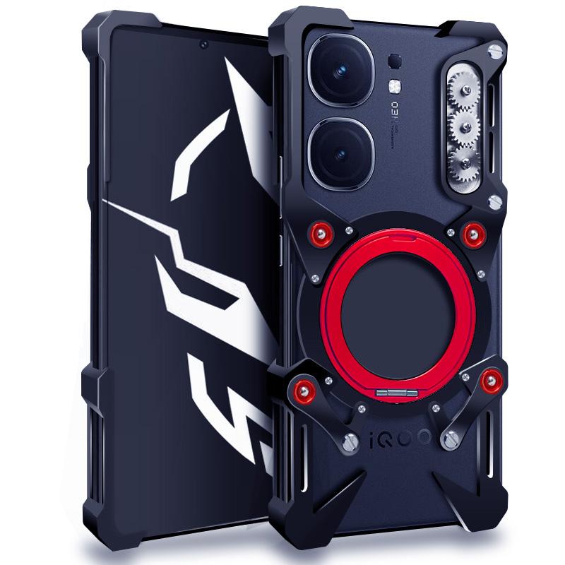 Luxury Thor Heavy Duty Armor Metal Aluminum Phone Case For Vivo IQOO Neo 10 10R 9 9s 8 7 6 5 SE Neo9 Pro Plus Back Fundas Coques