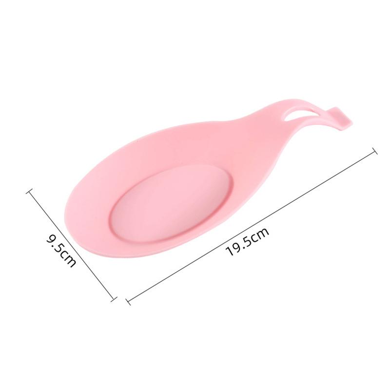 1 шт. кухонные силиконовые подставки для ложек, термостойкие изоляционные коврики, блюдца, стойки для рисовых ложек, пищевой высокотемпературный коврик для ложек