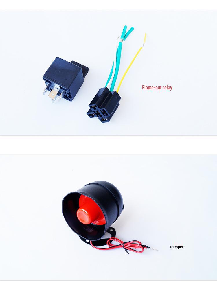 Односторонняя автомобильная сигнализация со звуком и светом сирены, защита от угона