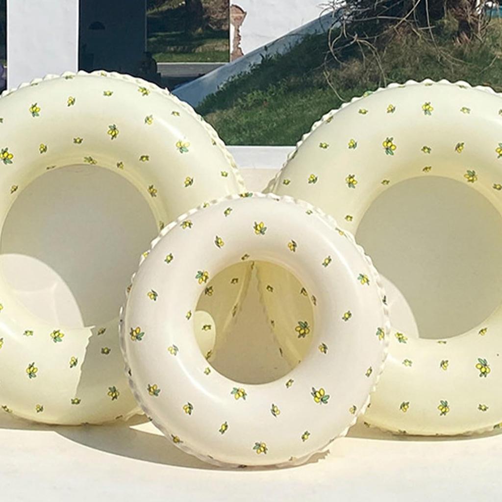 Круг для плавания с 2 виниловыми ремонтными лентами, Одноместный круг для детей и взрослых, Форма О, Сильная плавучесть, Толстый, Прочный, Устойчивый к протечкам, Стабильный,