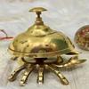 Brass Desk Bell, Counter Crab Bell, Table Top Office Bell, Reception Bell For Hotel & Office Decor, Best Gift for Christmas Gift