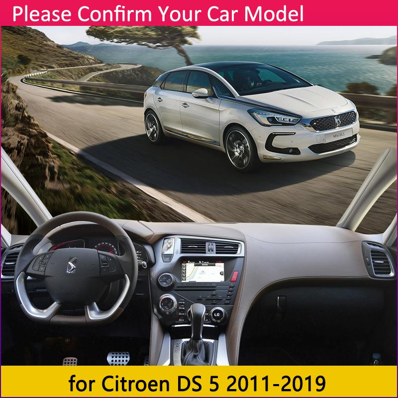 Для Citroen DS 5 DS5 2011~ Противоскользящий Коврик Покрытие Панели Приборов Коврик Защита от Солнца Dashmat Аксессуары 2012 2013 2014 2015 2016 2017 2018