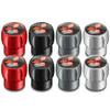 lcbk8 4PCS Car Wheel Tire Valve Stem Caps For Mitsubishi Ralliart ASX Eclipse Galant Mirage Montero EVO Xpander Auto Accessories