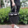 Foldable Bicycle Front Basket Aluminum Zinc Zinc Alloy Frame Mountain Bike Bags Pet Dog Carry Pouch  Outdoor