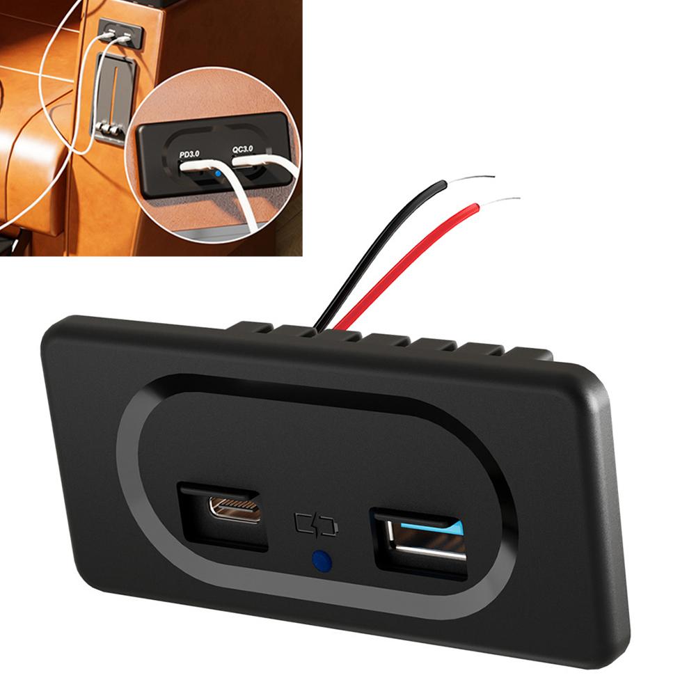 DC5V/3.1A Двойной USB-порт для зарядного устройства, быстрое зарядное устройство, автомобильный USB-адаптер для 12 В автомобиля, лодки, автодома, каравана 2021