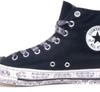 Кроссовки Chuck Taylor All Star Hi x Miley Cyrus белый/розовый/собачий лес черный