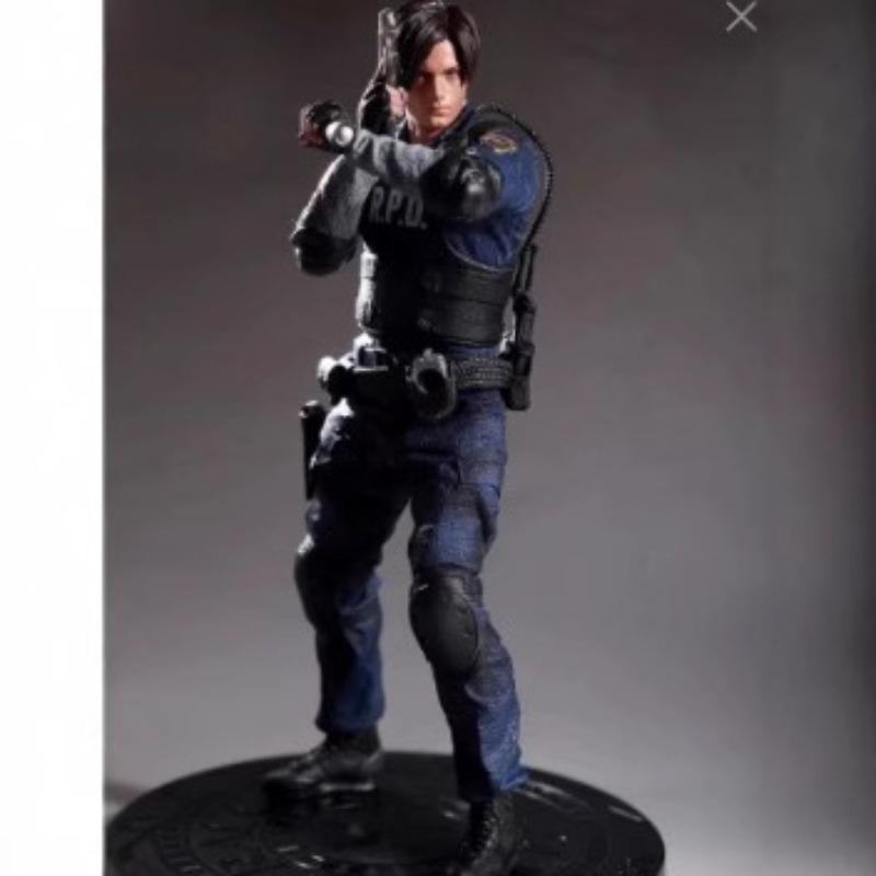 Resident Evil, Фигурка-украшение Lyon Gill, Модель фигурки игры Lyon Ida King в кожаной куртке, Анимация