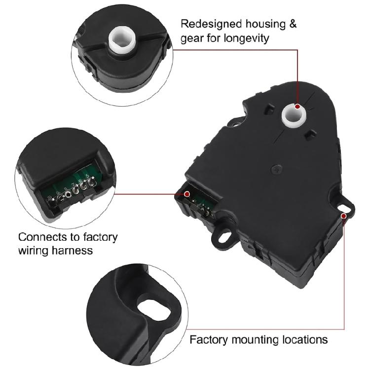 HVAC Heater Blend Door Actuator for 1500 2500 3500 89018365, 604-106, 52402588