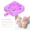 3pcs Kitchen Utensil Ice Bar Mold Silicone Cake Mold Cute Ice Cream Mold  Restaurant
