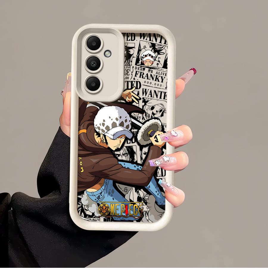Чехол для телефона с мягкой обложкой One Piece Luffy Trafalgar D Water Law для Samsung Galaxy A25 A52 A15 A06 A54 A55 A72 A71 A53 A51 A35 A73