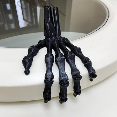 Напечатанная на 3D-принтере рука скелета на Хэллоуин, реалистично выглядящая, широко используемая, поддельная человеческая рука, реквизит для вечеринки, ужас, страшное украшение