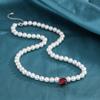 New Fashion Retro Australian Shell Pearl Artificial Color Treasure Mix And Match Necklace Women'S Necklace High Sense