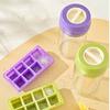 1-8PCS Twist Ice Mold Food-grade 2-in-1 Ice-make Pressing Mould Ice Drink Bottle Silicone Ice Cube Tray Outdoor Beverage Cup